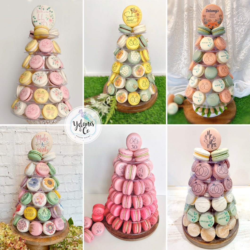 Large Custom Macaron Tower
